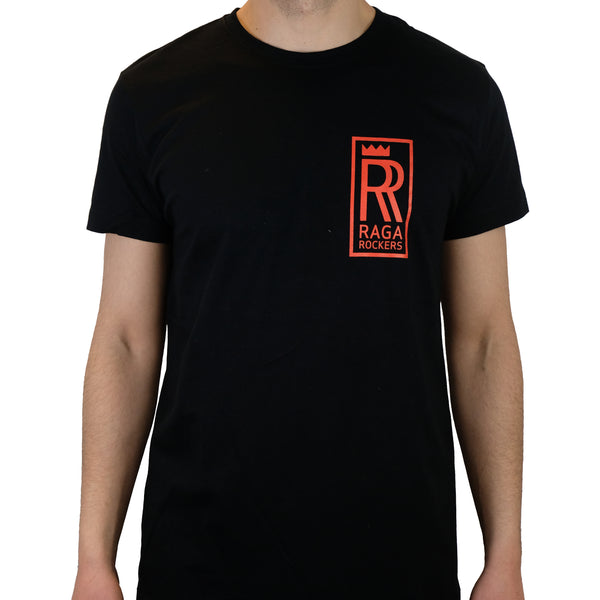 Raga Rockers - t-shirt - RR logo Rød