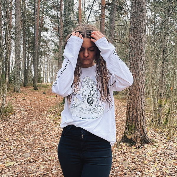 Kalandra - Longsleeve - White - Huldra