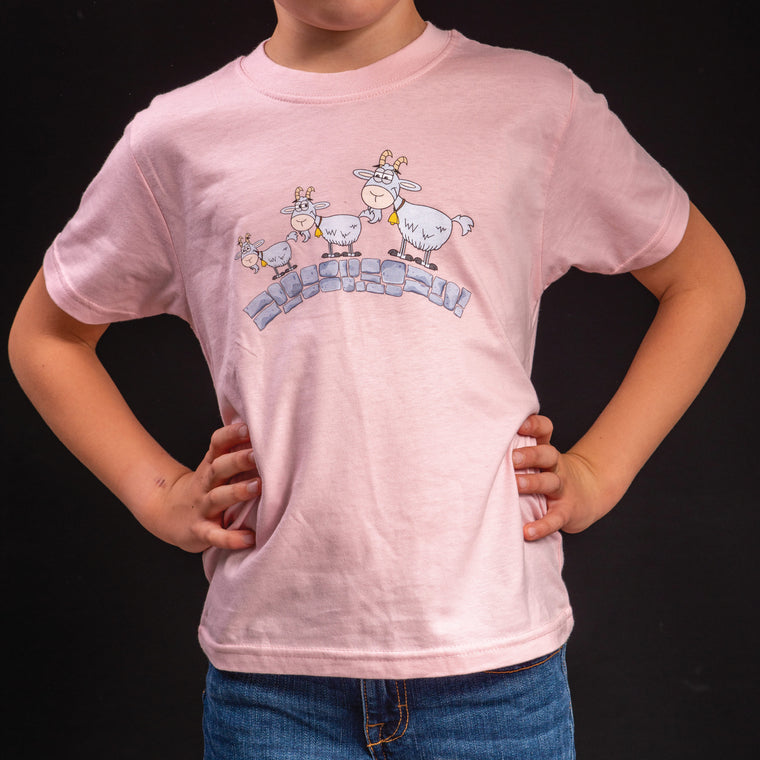 Pudding-TV - T-skjorte - Bukkene Bruse - Rosa