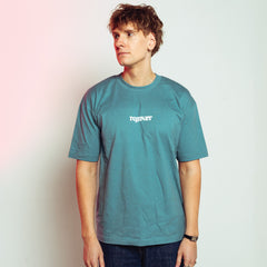 Regnvær - Oversized t-skjorte - Dusty Mint