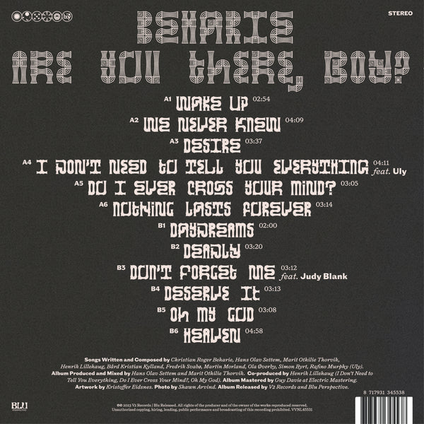 Beharie - Are You There, Boy? - Vinyl