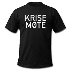 Krisemøte - T-shirt - KRISE-MØTE - Logo