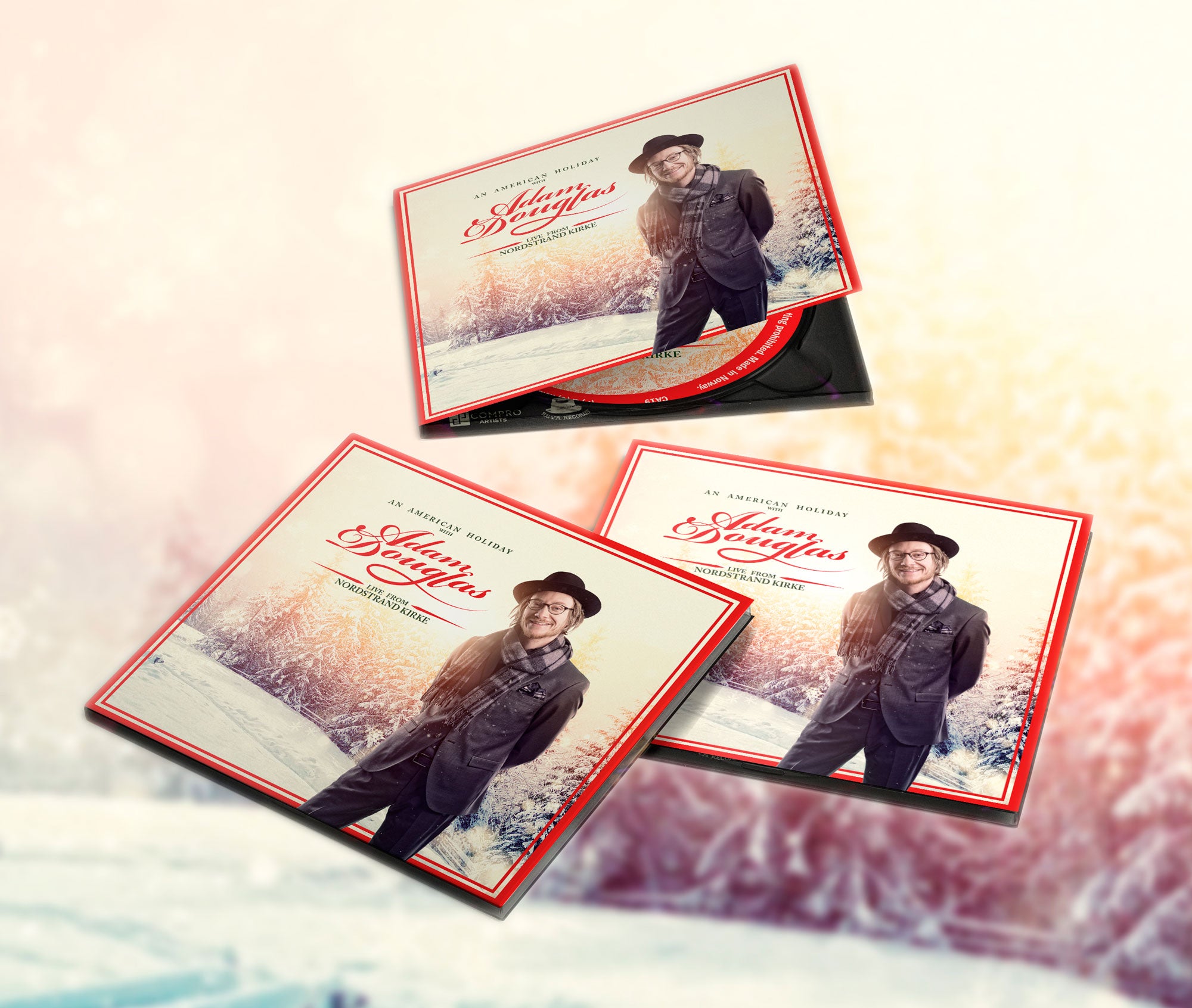 Adam Douglas - CD - The American Holiday - Live from Nordstrand Kirke - (SIGNERT)