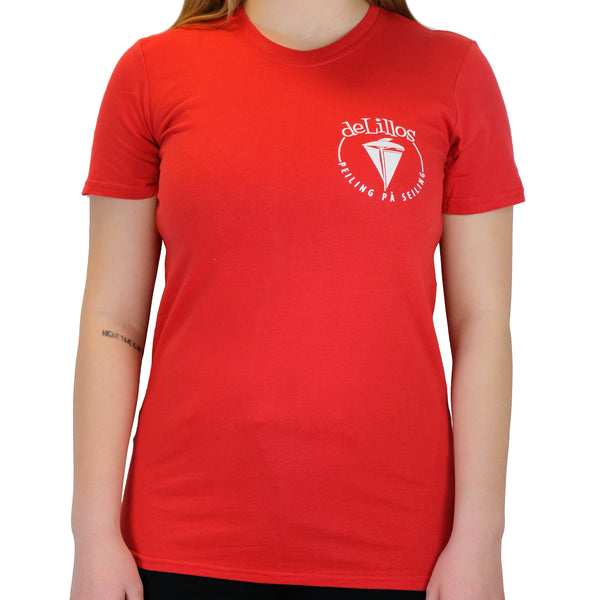 deLillos - t-skjorte - Peiling på seiling (Rød)