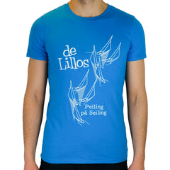 deLillos - t-skjorte - Peiling på seiling (Blå)