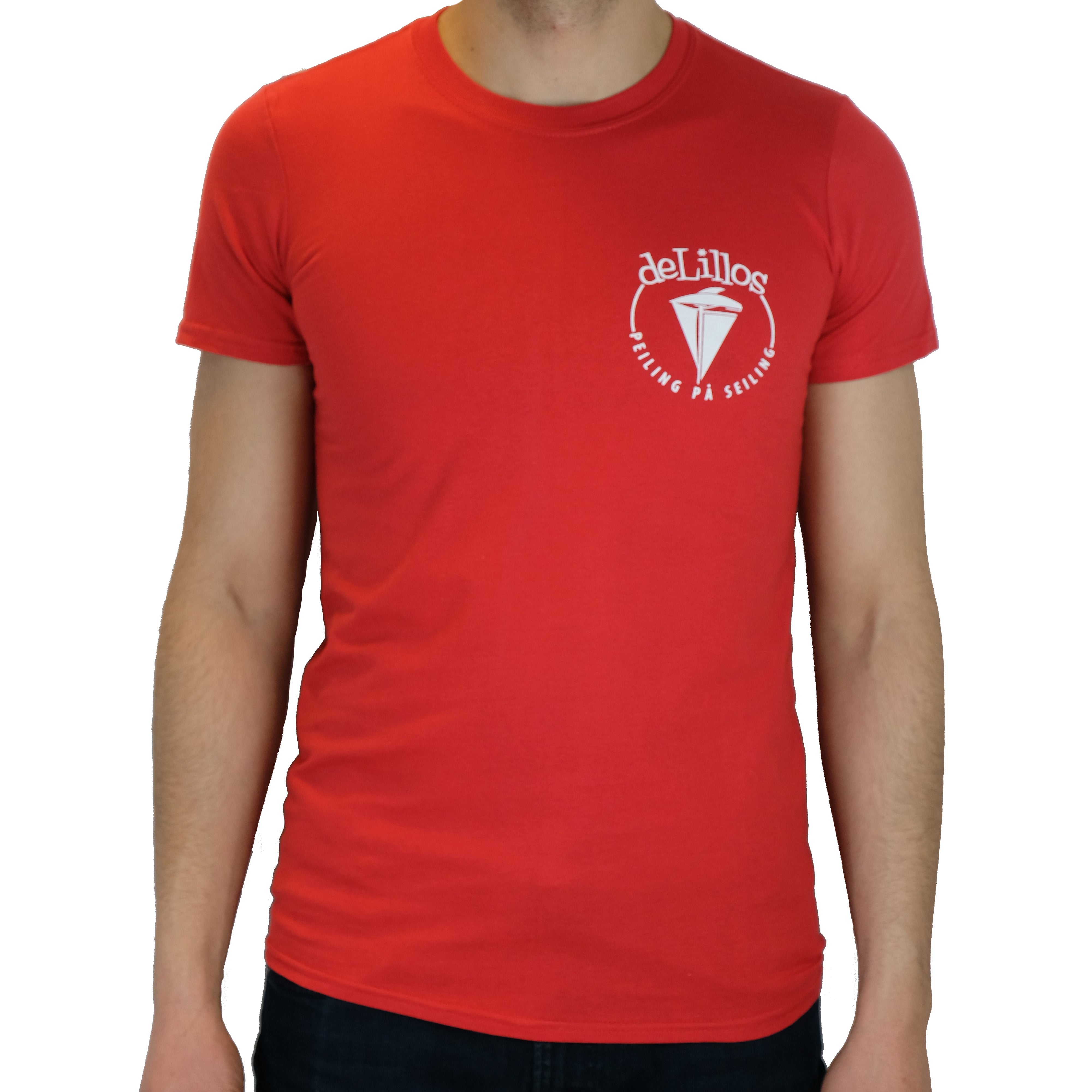 deLillos - t-skjorte - Peiling på seiling (Rød)