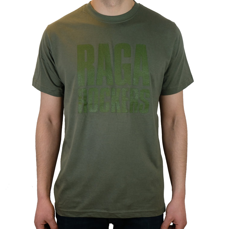Raga Rockers - t-shirt - Green on Green