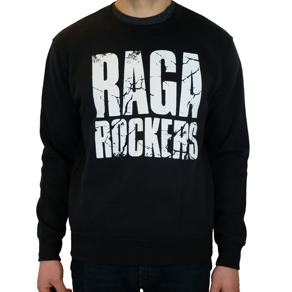 Raga Rockers - Genser - Hvit logo knust