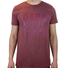 Raga Rockers - t-shirt - Burgundy on Burgundy