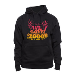 We Love the 2000's - Hoodie med Logo